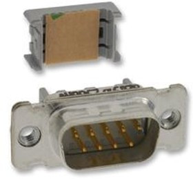 8225-8000, D-Sub Standard Connectors 25P OPEN COVER PLUG UNTHREADED INSERT