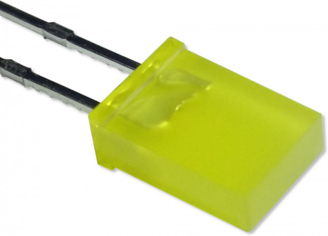 MP007952, LED, SUPER YELLOW, 100MCD, 590NM, 2X5MM