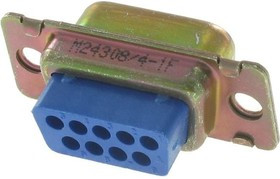 M24308/4-259, D-Sub MIL Spec Connectors PLUG 9P SERIES 109 WITHOUT PINS