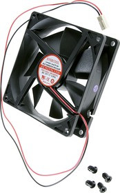 EC9225L12B, Вентилятор 12В, 92х92х25мм , подш. качения, 1800 об/мин