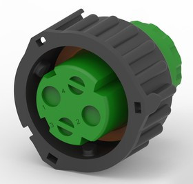 3-967325-3, Корпус Автомобильного Разъема, Гнездо, 4 вывод(-ов), AMP 1355065 Automotive Socket Contacts