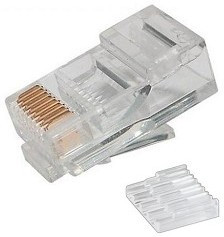 Neomax P88RB03V2I коннектор UTP RJ45 под однож. кабель (со вставкой), Кат.5e (100шт.)