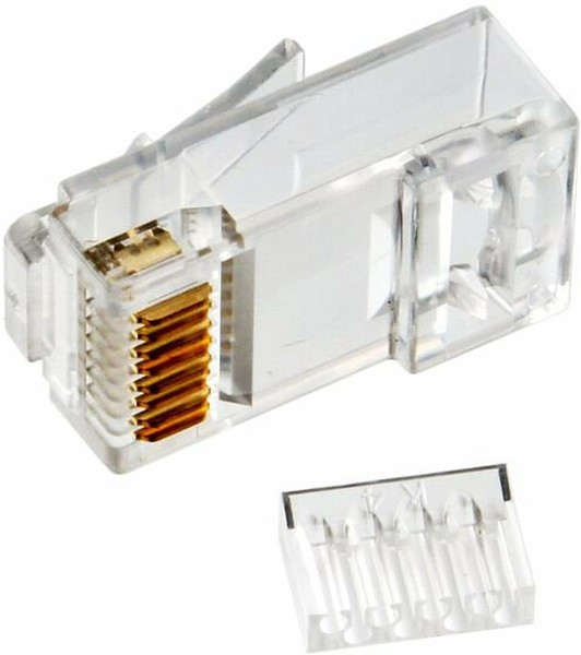 Neomax P88RB03V2I коннектор UTP RJ45 под однож. кабель (со вставкой), Кат.5e (100шт.)