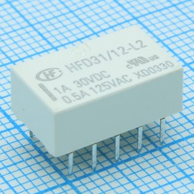 HFD31/12-L2, Сигнальное реле 12В 1А на защелках