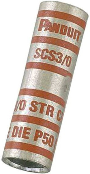 SCS6-L, Terminals COPPER SPLICE SHORT BRL #6 AWG