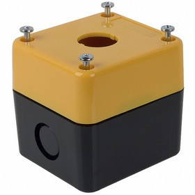 A22Z-B101Y, Switch Contact Blocks / Switch Kits PB ENCL. 1 HOLE YELLOW