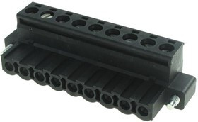 1805136, Pluggable Terminal Blocks 9 Pos 5.08mm pitch Plug 24-12 AWG Screw