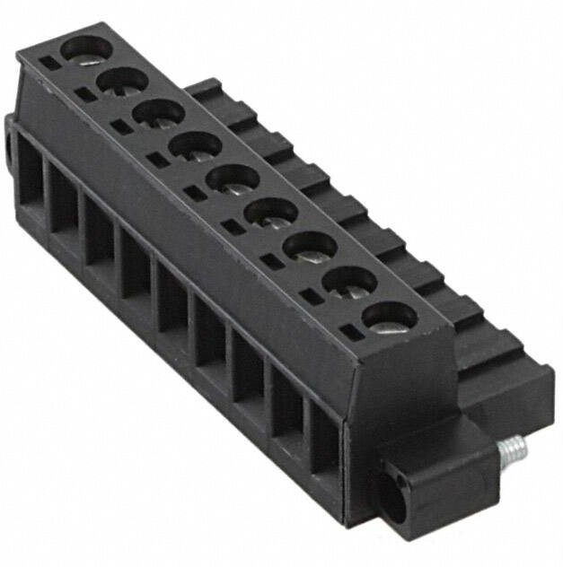 1805136, Pluggable Terminal Blocks 9 Pos 5.08mm pitch Plug 24-12 AWG Screw