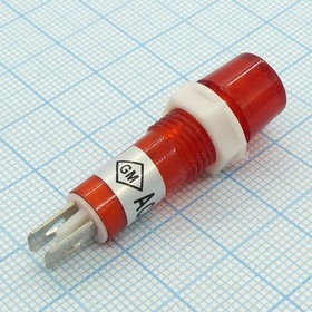 Лампа RWE-202R (кругл) 220v, (красная), лампа неоновая 220В Лампа RWE-202R (кругл) 220v, (красная), лампа неоновая 220В