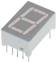 S511SYGWA/S530-E2, 7-Segment LED Display ELS-511 Green-Yellow 14.22mm 575nm 4.5mcd 2V THT Common Cathode