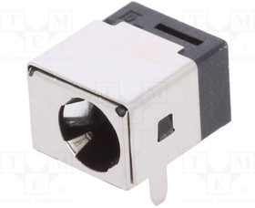 C9751-DCVBR000R, Гнездо, питания DC, "папа", 5,5/2,5мм, 5,5мм, 2,5мм, THT