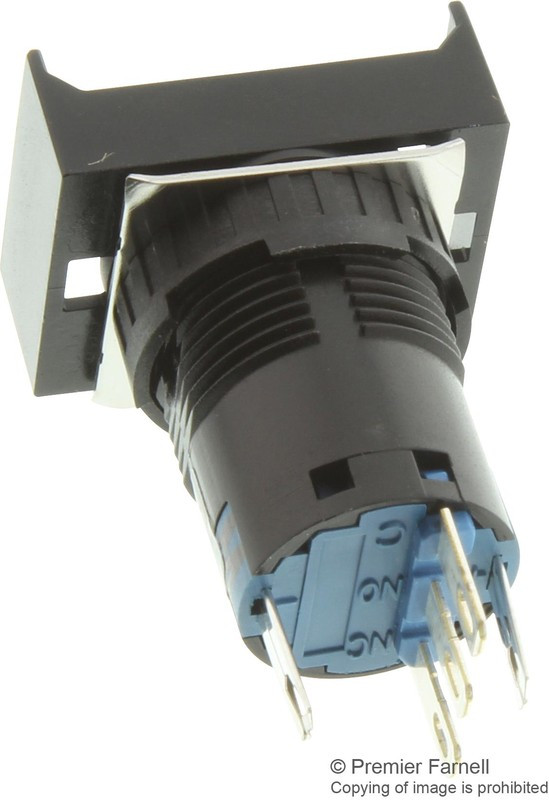 AL6H-M100, SWITCH INDUSTRIAL PUSHBUTTON, 18MMX24MM