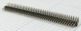 Штекер на плату угловой PLD, 2-х рядный, шаг 2.54мм, 80 контактов, PLD-80R; Q-903 Z штек PLD-2x40R\P2,54\80P\плат угл\[PLD-80R]