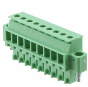 1828414, Pluggable Terminal Blocks 9 Pos 3.81mm pitch Plug 28-16 AWG Screw