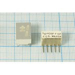 Светодиодный дисплей красный, 7 сегментов, 1 разряд, высота 10 мм, 3900 мкд, HDSP-F107; №5513 R СД д