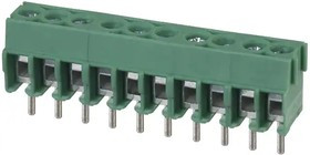 PCB terminal, 10 pole, pitch 3.5 mm, AWG 26-16, 17.5 A, screw connection, green, 1984691 PCB terminal, 10 pole, pitch 3.5 mm, AWG 26-16, 17.5 A, screw connection, green, 1984691