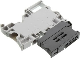 1SNK508418R0000, Клеммная колодка на DIN рейку, 1 вывод(-ов), 6 AWG, 10 мм², Винт, 10 А