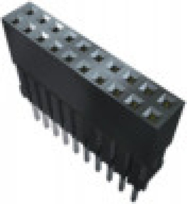 ESQ-132-39-L-D, PC / 104 Connectors Elevated Socket Strip, 0.100" Pitch