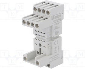 HR6XS42, Панелька, PIN: 14, 10А, 250ВAC, Монтаж: DIN, Серия: HR60