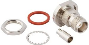 031-6111, RF Connectors / Coaxial Connectors TNC(F) SEALED BLKHD RG-174 031-6111, RF Connectors / Coaxial Connectors TNC(F) SEALED BLKHD RG-174