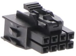 1053081208, Соединитель RCPT, 8 контактов 2 ряда (4х2) шаг 2.5мм