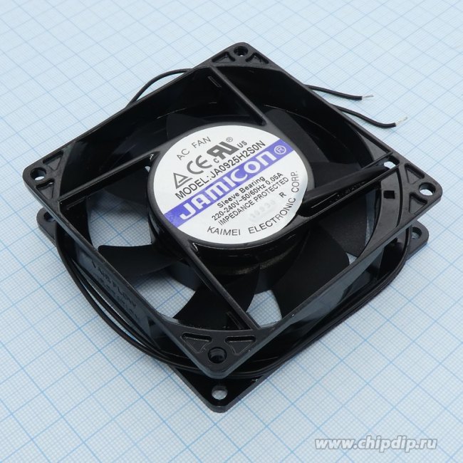 Вентилятор Jamicon JA0925H2S0N-L 220v 2pin 92x25 0.05A Вентилятор Jamicon JA0925H2S0N-L 220v 2pin 92x25 0.05A