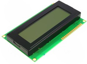 DEM 20485FGH-PW, Дисплей ЖКД, алфавитно-цифровой, FSTN Positive, 20x4, LED, PIN 16