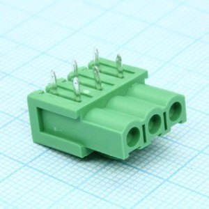 2EDGA-5.08-03P-14-00A(H), (2EDGA-5.08-03P-14-00ZH), Блок клеммный соединительный 3 контакта шаг 5.08мм на плату 2EDGA-5.08-03P-14-00A(H), (2EDGA-5.08-03P-14-00ZH), Блок клеммный соединительный 3 контакта шаг 5.08мм на плату