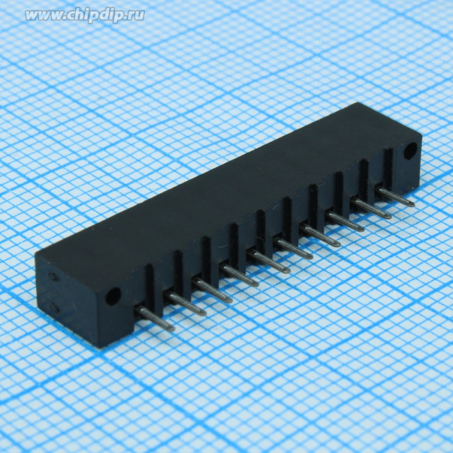 DS1020-10ST1D, (FB-10), FPC разъем для шлейфа на плату прямой 10pin, шаг 2.54мм