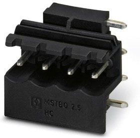 2908993, Pluggable Terminal Blocks 4 Pos 5mm pitch Through Hole Header