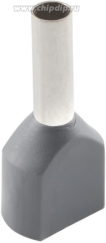 Наконечник НШвИ 2 ТЕ- 2510 -2,5мм2 серый 100шт 1900505