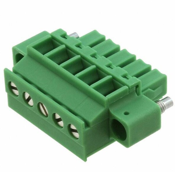 1828524, Pluggable Terminal Blocks 5 Pos 3.81mm pitch Plug 28-16 AWG Screw