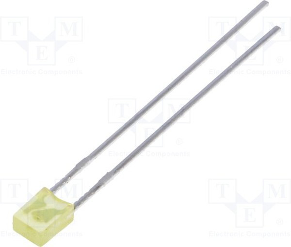 LL-234YD2Q-1B, LED; rectangular; 3.2x2x4.15mm; yellow; 30?70mcd; 130°; Front: flat