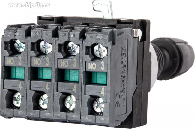 MTB5-PA24, Джойстик в сборе, 4NO, 4 положения с возвратом