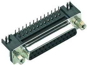 09682537613, D-Sub Standard Connectors DSUB SV FEM SSDP ANG-US 15P AU3