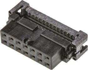 1-111623-9, 14-Way IDC Connector Socket for Cable Mount, 2-Row