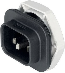 4312.0002, AC Power Entry Modules APPLIANCE INLET 10A SOLDER TERMNL BLACK