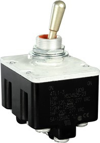 4TL1-70, Toggle Switches 4PDT 3 Position Screw Term 10A