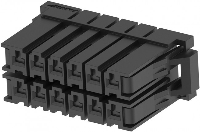 3-917659-6, Headers &amp; Wire Housings 12 POS RECPT 5.08 KEY XY DUAL