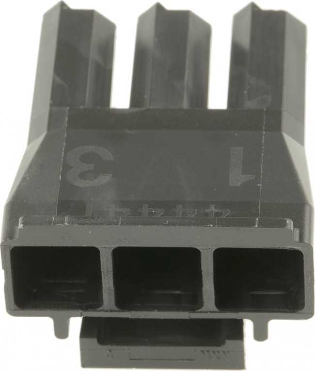 44441-2003, Sabre Female Connector Housing, 7.5mm Pitch, 3 Way, 1 Row 44441-2003, Sabre Female Connector Housing, 7.5mm Pitch, 3 Way, 1 Row