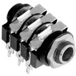 ACJM-MC, Телефонный аудио разъем, Mono, 6.35mm, 2 контакт(-ов), Гнездо, Монтаж в Панель ACJM-MC, Телефонный аудио разъем, Mono, 6.35mm, 2 контакт(-ов), Гнездо, Монтаж в Панель