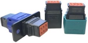 SQR822750, Heavy Duty Power Connectors Rear Mount Flange Receptacle SQR822750, Heavy Duty Power Connectors Rear Mount Flange Receptacle