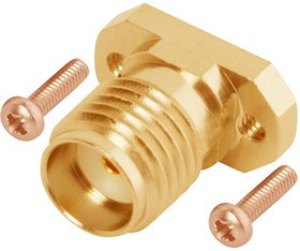 2921-40050-1S, RF COAXIAL, SMA JACK, 50 OHM, PANEL