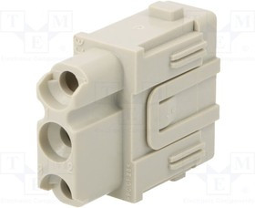 CX034F, Разъем: HDC, модуль, "мама", MIXO CX, PIN: 3, без контактов, 40А