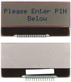 NHD-C0216AZ-FN-GBW, LCD Character Display Modules &amp; Accessories 2 x 16 STN-GRAY 49.7 x 25.3 x 2.1