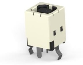 5788336-2, Разъем USB, USB Типа B, USB 2.0, Гнездо, 4 вывод(-ов), Монтаж в Сквозное Отверстие, Вертикальный