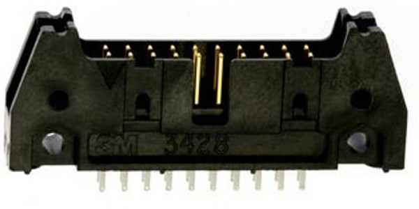 3429-6002, Headers &amp; Wire Housings 26P STRT SOLDER TAIL