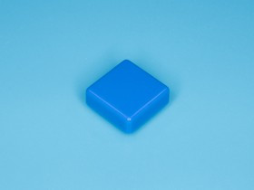 SWT-9S-BL, Колпачок квадратный для тактовой кнопки, синий