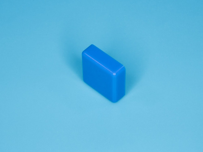 SWT-9S-BL, Колпачок квадратный для тактовой кнопки, синий