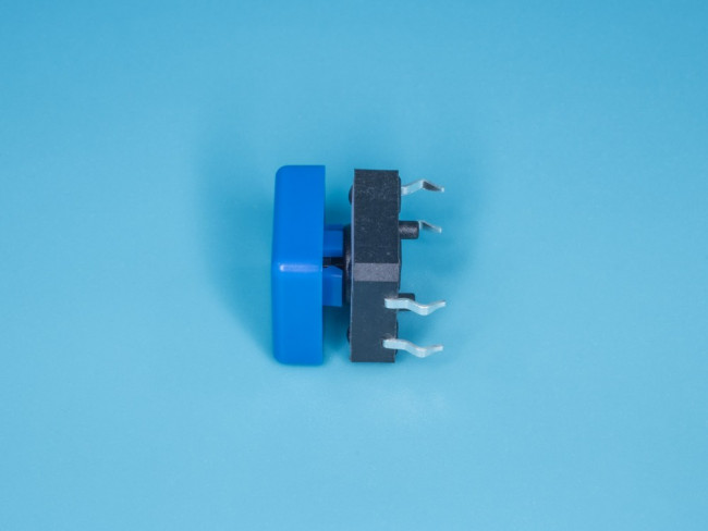 SWT-9S-BL, Колпачок квадратный для тактовой кнопки, синий